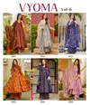 Vyoma Vol 6 By Lucaya Maslin Printed Wholesale Kurti Bottom With Dupatta In India